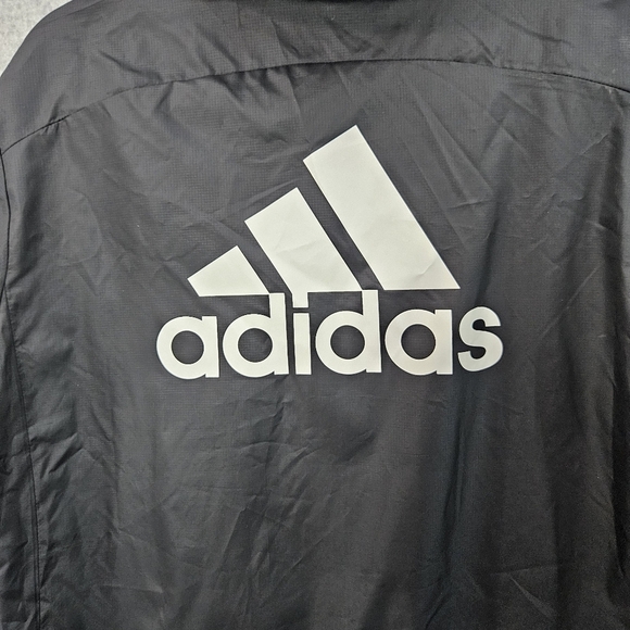 ADIDAS Women's Aeroready Black and White Windbreaker Running Jacket‎ Size M - Picture 13 of 16
